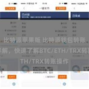 比特派苹果版 比特派钱包转账教程详解，快速了解BTC/ETH/TRX转账操作