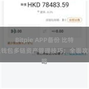 Bitpie APP备份 比特派钱包多链资产管理技巧：全面攻略