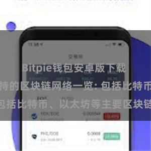 Bitpie钱包安卓版下载 比特派钱包支持的区块链网络一览: 包括比特币、以太坊等主要区块链项目