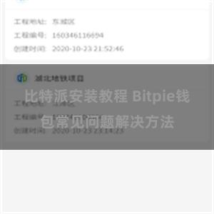 比特派安装教程 Bitpie钱包常见问题解决方法