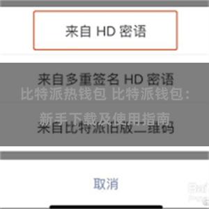 比特派热钱包 比特派钱包：新手下载及使用指南