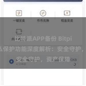 比特派APP备份 Bitpie钱包隐私保护功能深度解析：安全守护，资产保障