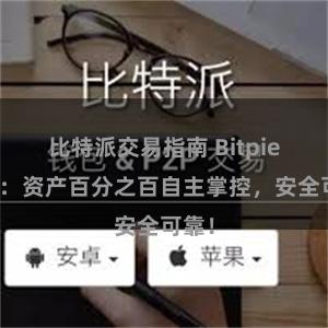 比特派交易指南 Bitpie钱包：资产百分之百自主掌控，安全可靠！