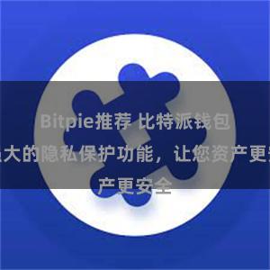 Bitpie推荐 比特派钱包：强大的隐私保护功能，让您资产更安全