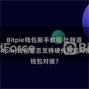 Bitpie钱包新手教程 比特派(Bitpie)钱包是否支持硬件钱包对接？