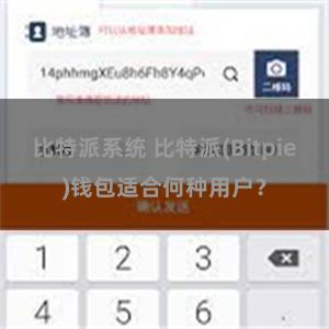 比特派系统 比特派(Bitpie)钱包适合何种用户？