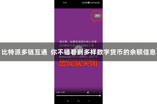 比特派多链互通  你不错看到多样数字货币的余额信息