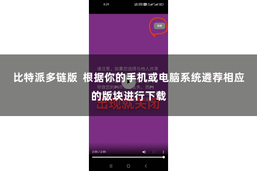 比特派多链版 根据你的手机或电脑系统遴荐相应的版块进行下载